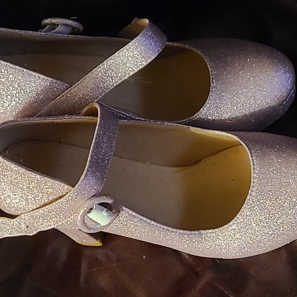 NEW Light Pink Sparkly Heels - Picture 2 of 2